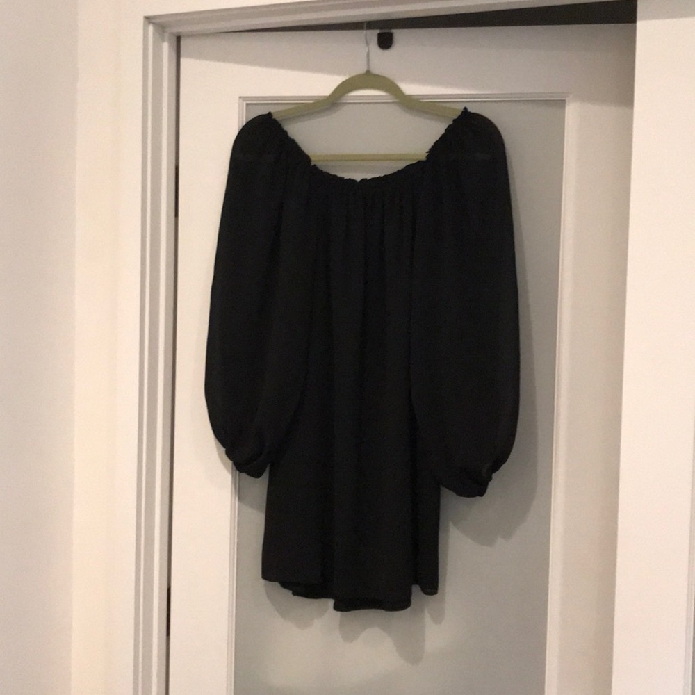 Black Off Shoulder Reformation Dress